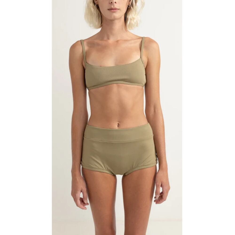 Rhythm Sage Bonsai Rib Crop Top Size XS - Picture 2 of 9